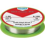 Lötdraht ISO-Core® RA 1mm 100g Sn95,5Ag3,8Cu0,7 FELDER