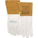 Schweißerhandschuhe Gr.XL (9,5) natur/orange 5 PA - VPE: 5