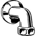 Grohe Abgangsbogen o Thermo Mutter 1 1/2"x1 1/4" AG chr