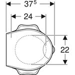 Geberit WC-Sitz BAMBINI Schildkrötendesign rubinrot