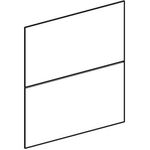 Geberit Frontschublade Set f Seit-Schr One 45cm we hochglänzend