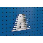 Schraubenschlüsselhalter H180xB70/145xT40mm 8 Aufnahmen senkrecht f.Lochplatten