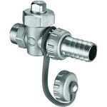 SCHELL F+E-Kükenhahn m Schlauchverschr. 12,5 bar Messing 3/4Zoll - VPE: 10