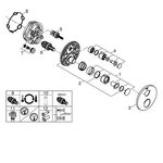 Thermostat-Brausebatterie GROHTHERM rd m 2-Wege-Umstellung chr