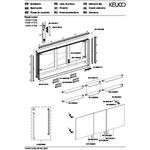 Keuco Spiegelschrank ROYAL LUMOS DALI 1400x735x165mm