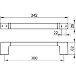 Keuco Haltegriff COLLECTION MOLL 342mm vc