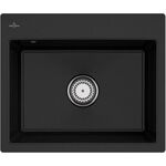 V&B Einbauspüle SUBWAY 60 S FLAT 565x475mm Handbet. chrit