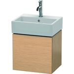 Duravit Waschtischunterbau L-CUBE 400x434x341mm Ans links eiche gebürstet