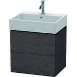 Duravit Waschtischunterbau L-CUBE 544x584x459mm eiche dunkel gebürstet