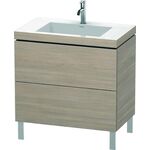 Duravit Waschtischunterbau L-CUBE m WT Vero Air 698x800x480mm 1 HL pi silv