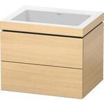 Duravit Waschtischunterbau L-CUBE m WT Vero Air 500x600x480mm o HL medi Ei