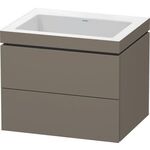 Duravit Waschtischunterbau L-CUBE m WT Vero Air 500x600x480mm o HL fla gr