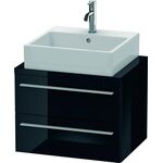 Duravit Konsolenunterschrank X-LARGE 440x600x478mm schwarz hochglanz