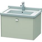 Duravit Waschtischunterbau BRIOSO Griff chrom 452x670x469mm taupe matt