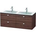 Duravit Waschtischunterbau BRIOSO 553x1290x479mm Griffe chr NB dunkel