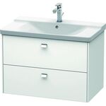 Duravit Waschtischunterbau BRIOSO Griffe chrom 561x820x479mm weiß matt