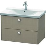 Duravit Waschtischunterbau BRIOSO Griffe chrom 561x820x479mm leinen