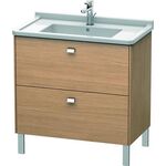 Duravit WT-Unterbau BRIOSO COMPACT Griffe chr 693x820x469mm europ. eiche