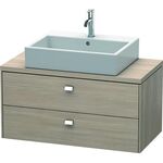 Duravit Konsolenunterschrank BRIOSO Griffe chrom 442x920x480mm pine silver