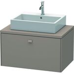 Duravit Konsolenunterschrank BRIOSO Gri Frontfarbe 442x820x550mm basalt matt