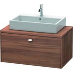 Duravit Konsolenunterschrank BRIOSO Griff chrom 442x920x550mm nussbaum natur