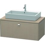 Duravit Konsolenunterschrank BRIOSO Griff chrom 442x1020x550mm leinen