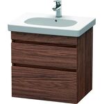 Duravit Waschtischunterbau DURASTYLE 453x600x610mm nussbaum dunkel