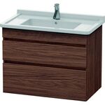 Duravit Waschtischunterbau DURASTYLE 470x800x618mm nussbaum dunkel