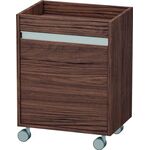 Duravit Rollcontainer KETHO 360x500x670mm Ans rechts nussbaum dunkel