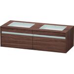 Duravit Waschtischunterbau Ketho 550x1400x426mm nussbaum dunkel