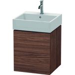Duravit Waschtischunterbau L-CUBE 544x484x459mm nussbaum dunkel
