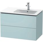Duravit Waschtischunterbau L-CUBE 550x820x481mm, Becken rechts basalt matt
