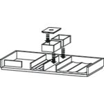 Duravit Einrichtungssystem o Siphonaus f 810mm B nussbaum massiv