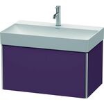 Duravit Waschtischunterbau XSQUARE 397x784x460mm aubergine seidenmatt