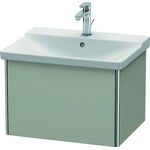 Duravit Waschtischunterbau XSQUARE 405x610x473mm taupe seidenmatt