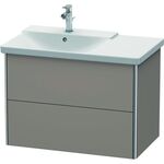 Duravit Waschtischunterbau XSQUARE Becken links 565x810x473mm basalt matt
