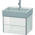 Duravit Waschtischunterbau XSQUARE 397x584x460mm weiß hochglanz