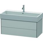 Duravit Waschtischunterbau XSQUARE 397x984x460mm nordic weiß seidenmatt