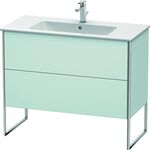 Duravit Waschtischunterbau XSQUARE 832x1010x478mm lichtblau matt