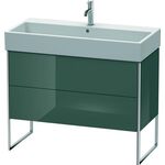 Duravit Waschtischunterbau XSQUARE 731x984x460mm dolomiti grey hochglanz