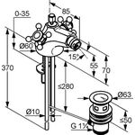 Kludi Bidetarmatur ADLON DN 15 chr