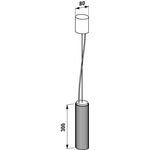 Laufen Hängeleuchte KARTELL 80x300mm silber