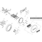 Ventil SHOWERSELECT ROUND AXOR Unterputz, für 3 Verbraucher chrom