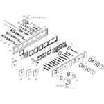 HG Fertigmontageset RAINSELECT f UP-Thermostat 3 Verbr schwarz/chrom