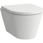 Laufen Wand-WC COMPACT KARTELL spülrandlos, Tiefspüler weiß LCC