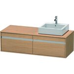 Duravit Waschtischunterbau KETHO 550x1400x426mm Be re europäische eiche