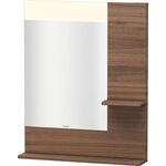 Duravit Spiegel VERO 142x650x800mm Beleuchtung nussbaum natur
