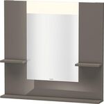 Duravit Spiegel VERO 142x850x800mm Be flannel grey hochglanz