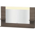 Duravit Spiegel VERO 142x1400x800mm, Beleuchtung pine terra