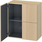 Duravit Halbhochschrank L-CUBE 700x363x800mm mediterrane eiche